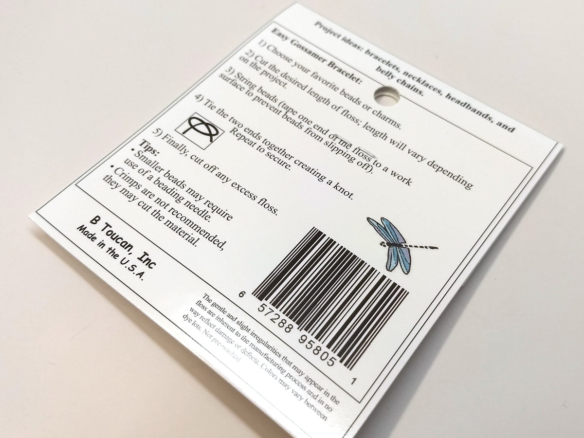 חוט סיליקון Gussamer Floss עובי 0.13 מ"מ 4.6 מ'' - דוארט | DoArt