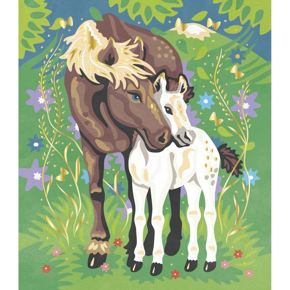 צביעה לפי מספרים - סוסים Janod - דוארט | DoArt