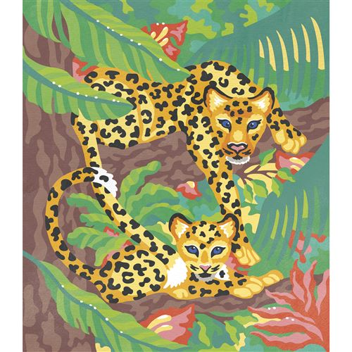 צביעה לפי מספרים - נמרים Janod - דוארט | DoArt