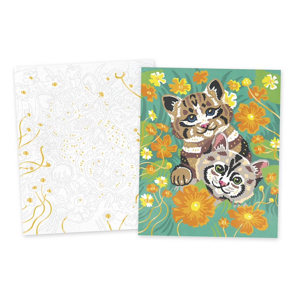 צביעה לפי מספרים - כלבים וחתולים Janod - דוארט | DoArt