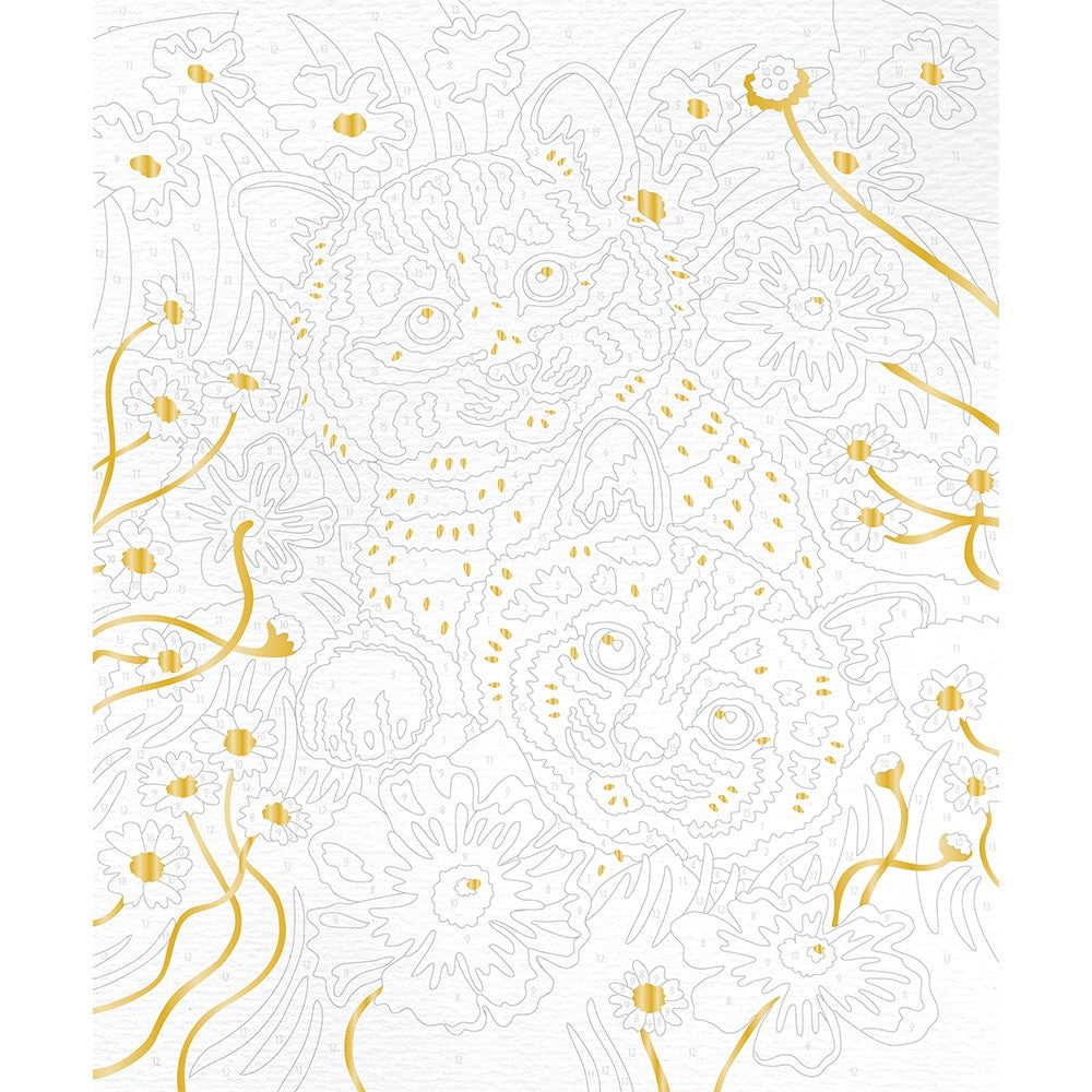 צביעה לפי מספרים - כלבים וחתולים Janod - דוארט | DoArt