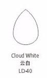 כרית דיו טיפה להחתמה - לבן עננים LD40 CLOUD WHITE - דוארט | DoArt