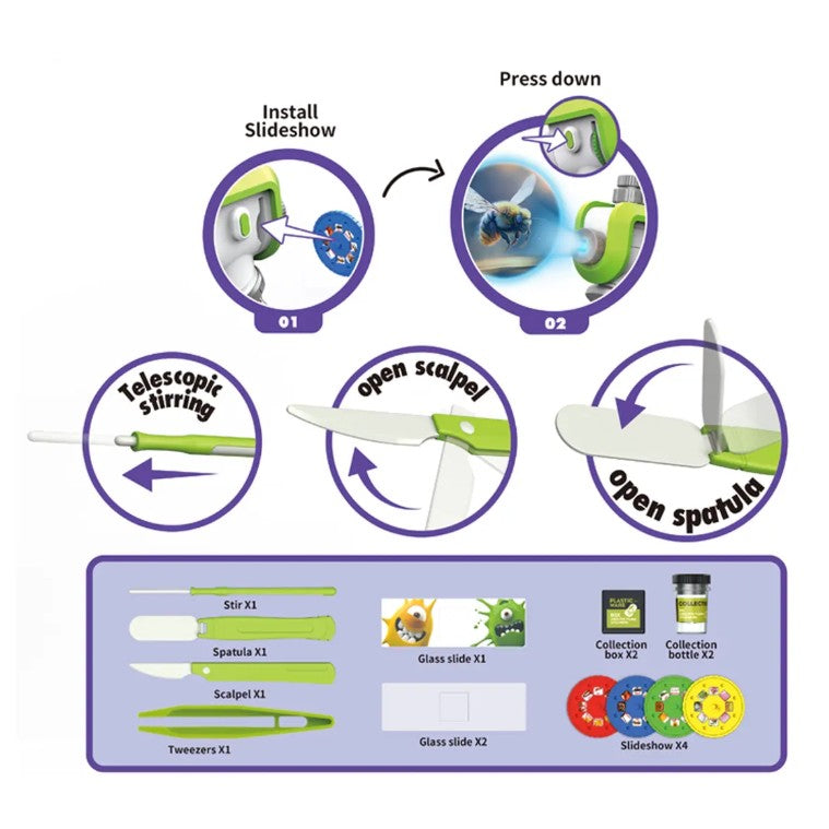 מיקרוסקופ שקופיות - Shin Shin - דוארט | DoArt