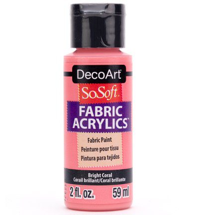 צבע SOSOFT לבד - קורל BRIGHT CORAL DSS110 - דוארט | DoArt