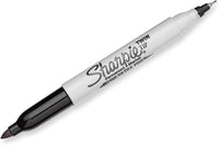 טוש שרפי דו צדדי ultra fine - fine שחור SHARPIE - דוארט | DoArt