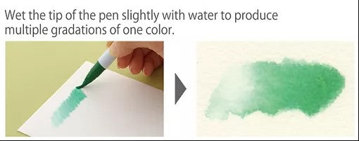 ZIG CLEAN COLOR טוש מכחול - סט 24 - דוארט | DoArt