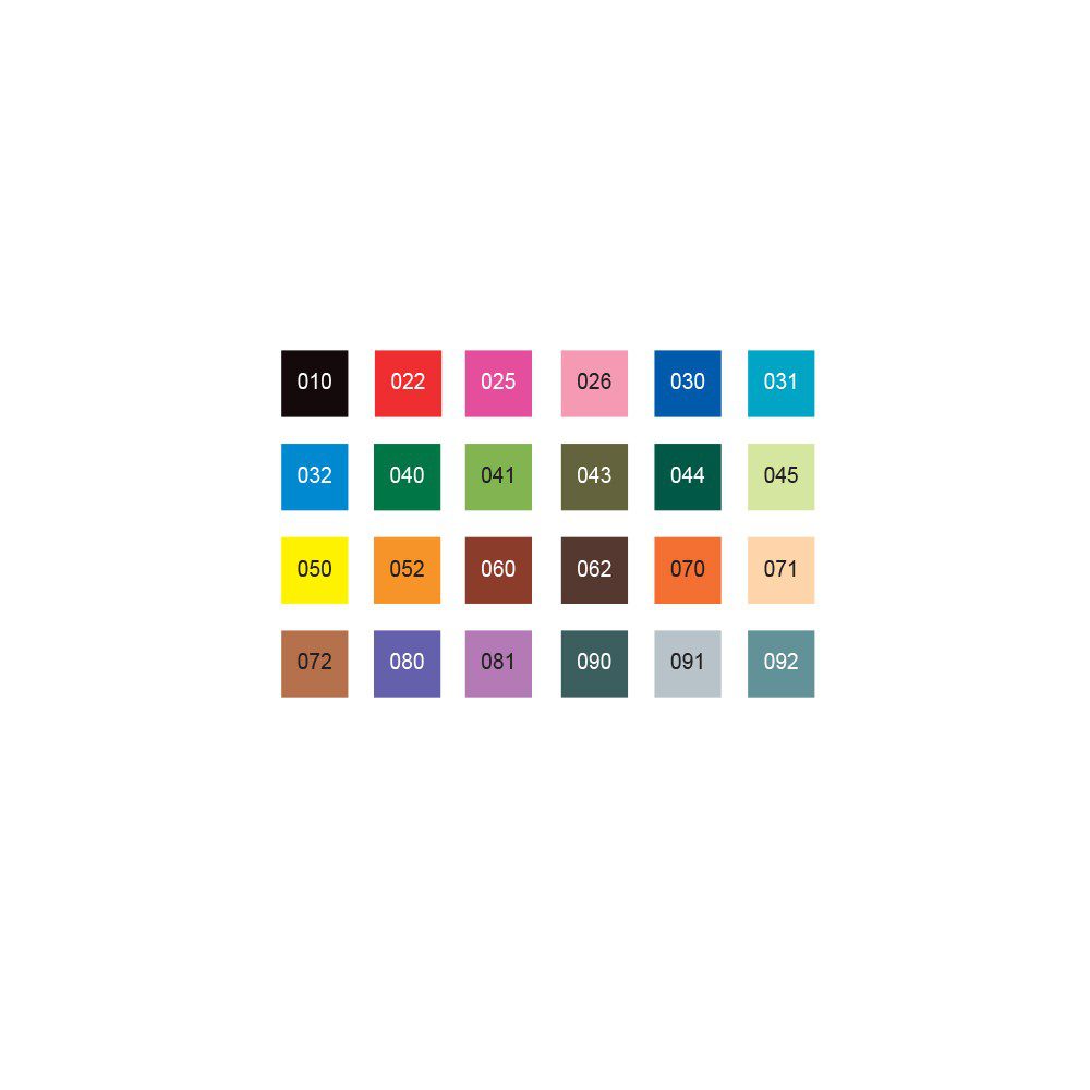 ZIG CLEAN COLOR טוש מכחול - סט 24 - דוארט | DoArt