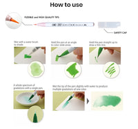 ZIG CLEAN COLOR טוש מכחול - סט 24 - דוארט | DoArt