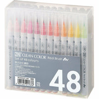 ZIG CLEAN COLOR טוש מכחול - סט 48 - דוארט | DoArt