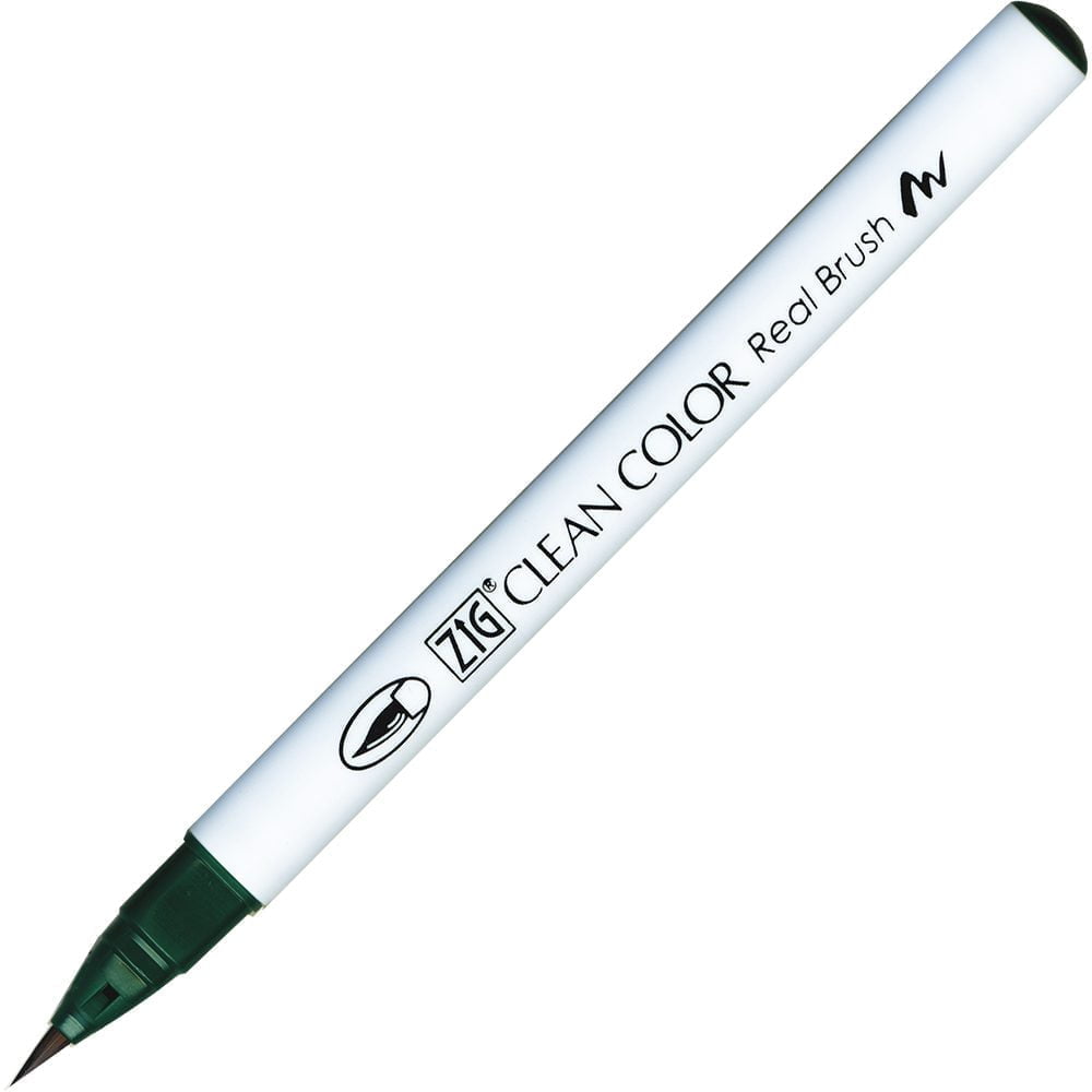 ZIG CLEAN COLOR טוש מכחול Marine Green 400 - דוארט | DoArt