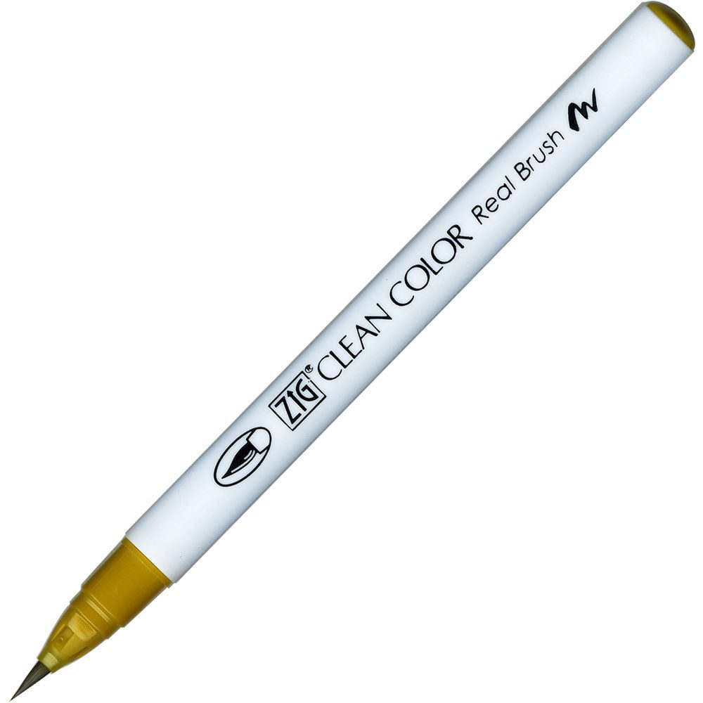 ZIG CLEAN COLOR טוש מכחול Yellow Green 53 - דוארט | DoArt