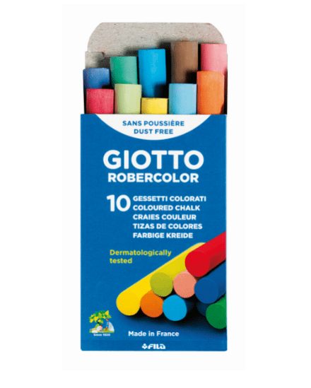 גירים צבעוניים 10 יח'' GIOTTO