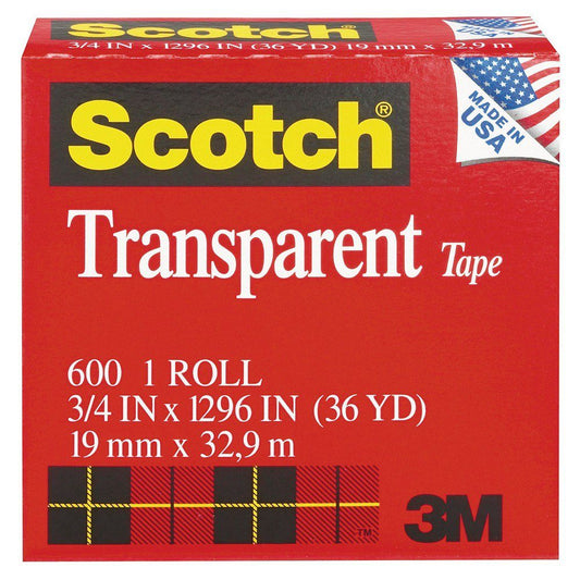 סלוטייפ קריסטל SCOTCH 3/4