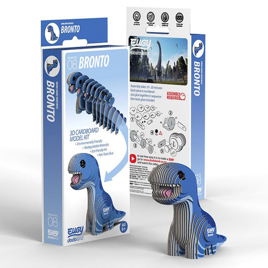 ערכת יוגי הרכבה 3D - דינו ברונטו 008 - דוארט | DoArt