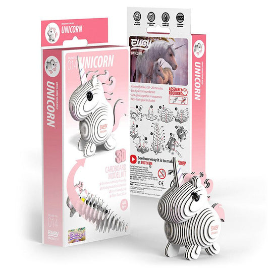 ערכת יוגי הרכבה 3D - חד קרן ורוד 014 - דוארט | DoArt