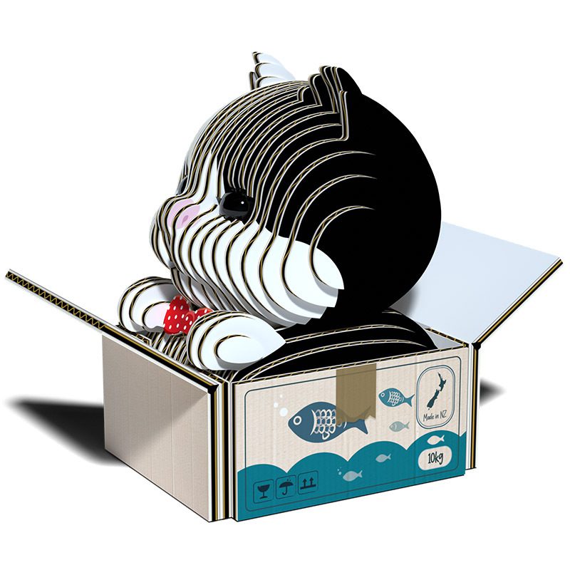ערכת יוגי הרכבה 3D - חתול טוקסידו 089 - דוארט | DoArt