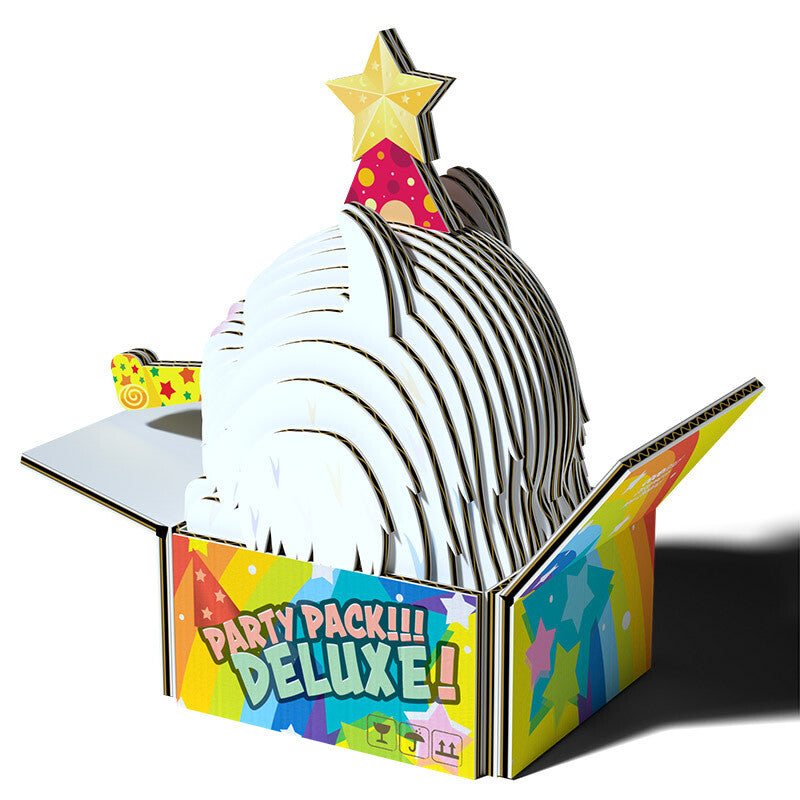 ערכת יוגי הרכבה 3D - חתול כדור כותנה 090 - דוארט | DoArt