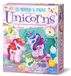 ליצוק ולצבוע חד קרן מנצנץ תלת מימד מגבס - 4M