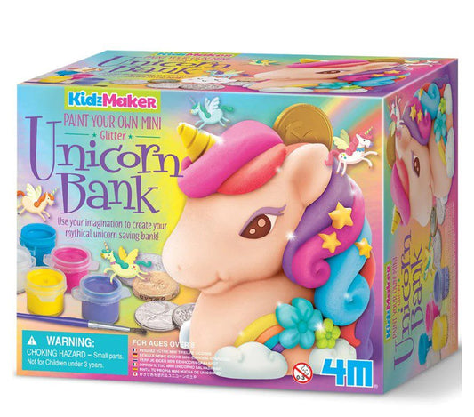 צביעת קופת חיסכון חד קרן -מעצבים צעירים 4M - דוארט | DoArt