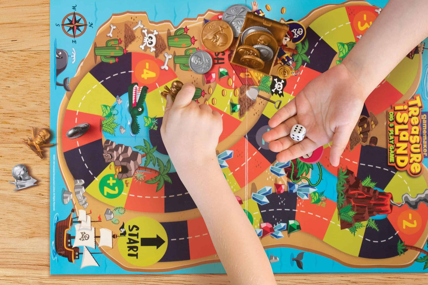 משחק חפירה אי המטמון - מעבדת הילדים 4M - דוארט | DoArt