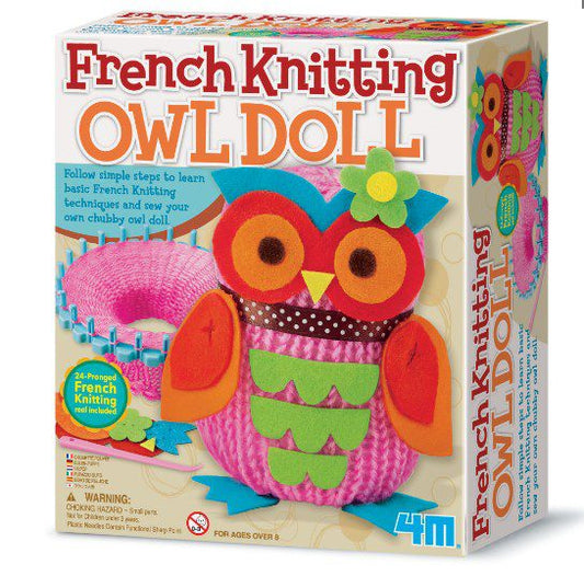 סריגה צרפתית - בובת ינשוף 4M