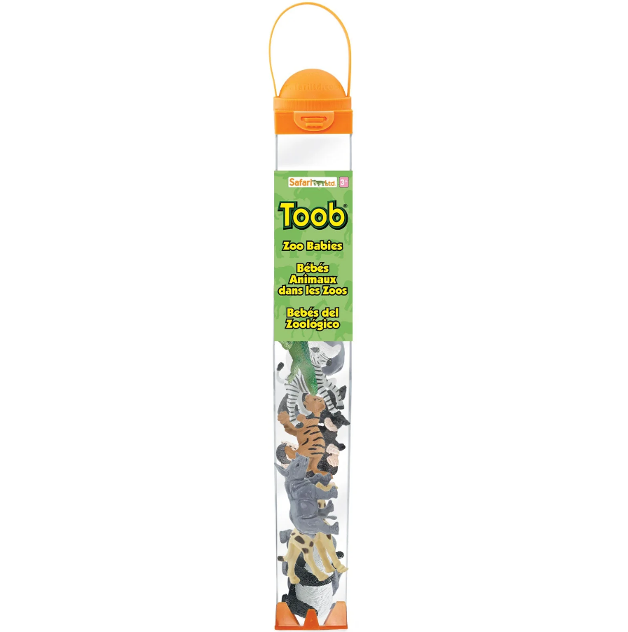 מניאטורות במארז TOOB - גורי גן חיות SF680004 - דוארט | DoArt
