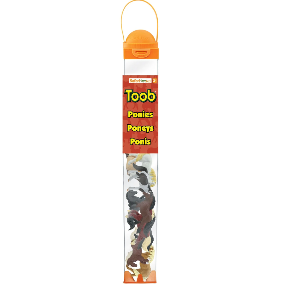 מניאטורות במארז TOOB - סוסי פוני SF681104 - דוארט | DoArt