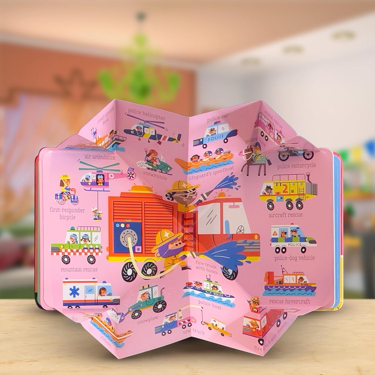ספר פופ אפ תחבורה - Make Believe Ideas - דוארט | DoArt