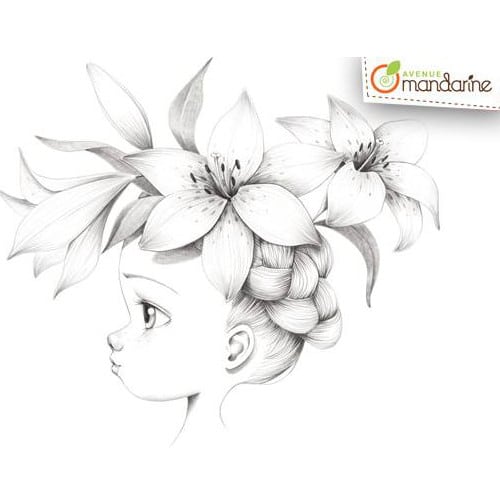 חוברת צביעה עמנואל קולין - 1 MANDARINE - דוארט | DoArt