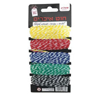 מארז 5 חוטי אופים ליצירה - צבעי בסיס - דוארט | DoArt
