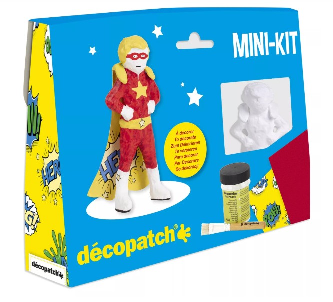 ערכת דקופאז' קטנה - גיבור/ת על DECOPATCH - דוארט | DoArt