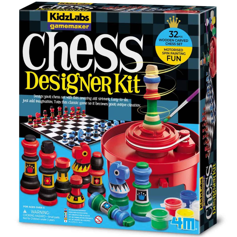 מעבדת הילדים – עיצוב שחמט ספין ארט 4M